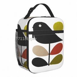 stem And Bird Insulated Lunch Bags Cam Travel Scandinavian Style Portable Cooler Thermal Bento Box Women Children u7hu#