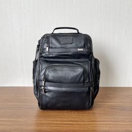 Backpack 9603578D3 Leather T-PASS Business First Layer Cowhide Men's Travel Computer