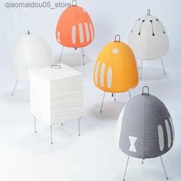 Lamps Shades Noguchi Yong Lantern Bedroom Tripod Rice Paper Light Akari Noguchi Yong Lantern Bedroom Decoration Akari Light Q240416