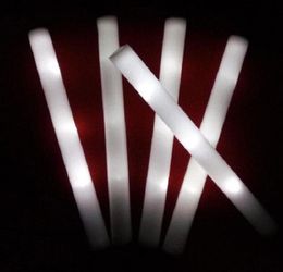 Party Decoration White Light Glow Sticks 20 Pcs LED Cheer Batons Flashing Effect In The Dark Wedding SuppliesParty8775339