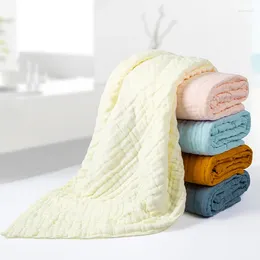 Towel 110x110cm Soft Babies Bath Born Candy-colored Gauze Cotton Swaddle Wraps Kid Shower Accessories Baby Stuff For Towels