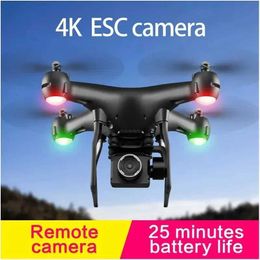 Drones S32T 4K Aerial Photography Long Range Elf Mini Drone Quadcopter With Electric Adjustable Camera RC Helicopters Gifts Free Return 240416