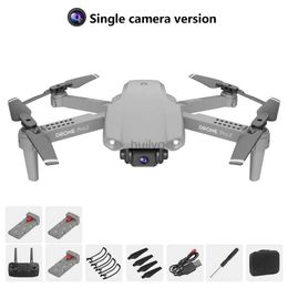Drones New E99 PRO2 Mini RC Drone 4K Camera WIFI FPV Aerial Photography Helicopter Foldable Quadcopter Kid Toy GIft With Three Batterie 24416