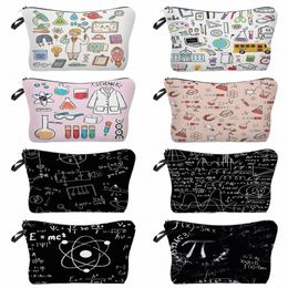 statiery Storage Bags W Bag Student Pencil Pouch Children's New Year Gifts School Portable Mini Natural Science Printed Z3LA#