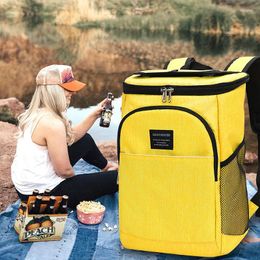 Backpack Large-capacity Thermal Insulation Outdoor Waterproof Picnic Beer Bag Leak-proof Cold Ice Food Storage