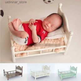 Baby Cribs Dvotinst Newborn Photography Props for Baby Iron Posing Mini Bed Vintage Cribs Fotografia Accessories Studio Shoots Photo Props L416