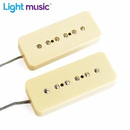 Guitar Alnico 5 Soapbar P90 Pickup Guitar Neck and Bridge Pickups Guitar Accessories Yellow Colour Pickups