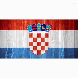 Towel Croatia Flag Pattern Bamboo Fiber Beach Drying Bathroom Super Absorbent Hand Face Bath Towels 70 140cm Baby Travel Blanke