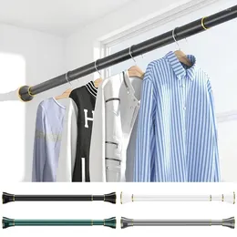 Shower Curtains Adjustable Curtain Rod Stainless Steel 50-80cm Non Slip Rods Multifunctional Clothes Rail With Suction Cup