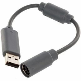 2024 1pcs Lots USB Breakaway Extension Cable To PC Converter Adapter Cord for Microsoft Xbox 360 Wired Controller Gamepad for Xbox 360 Wired