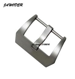 JAWODER Watchband 20 22 24 26mm New High Quality Brushed Stainless Steel Solid Watch Band Pin Buckle Strap Belt Clasps for Panerai1252097