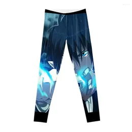 Active Pants Rin Blue No Exorcist Anime Graphic Leggings Women's Push Up Workout Clothes For Womens