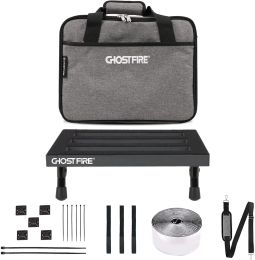 Guitar Ghost Fire S Series Ultra Light Guitar Single Holder Pedal Board Portable Effector Pedalboard For Bass Guitar