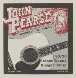 Cables John Pearse JPstrings 80/20 Bronze Acoustic Guitar Strings, All Models 100XL 150 160SL 170 200L 250LM Bluegrass 300M 310NM