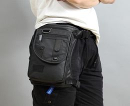 Men Fanny Waist Pack Waterproof Leg Bag Drop Messenger Shoulder Bags Travel Motorcycle Tactical Chest Pouch Bum Hip Belt Purse T207126362