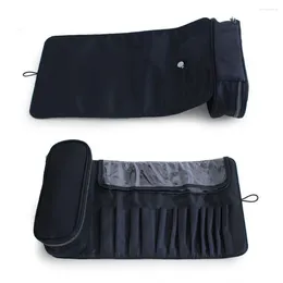 Cosmetic Bags Fold Brushes Bag Makeup Rolling Travel Organiser