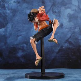 Action Toy Figures Anime One Piece King Of Art Luffy Creative Action Figure Statue Collectible Model Doll Toys Desktop Ornaments Kids Xmas Gifts Y240415