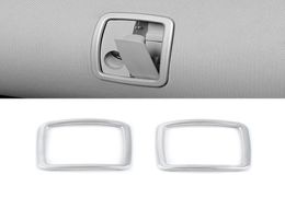 CarMango for Tesla Model Y 20202021 Car Accessories Roof Hook Panel Cover Frame Sticker Stainless Steel Interior Decoration5915418