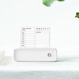 Low Noise Portable Wireless Printer Long Battery Life Printing Machine For Note Files Memo