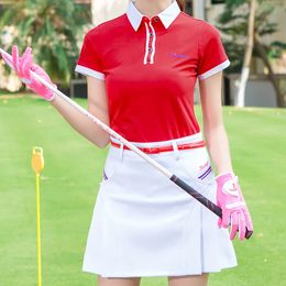 Womens Golf Skirt Badminton Tennis Sports Short Apparel Leisure Pleated with Safety Pants 240416