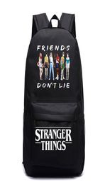 Mochila 2021 Friends Dont Lie Stranger Things School Bag for Kids 8 Colors Fashion Backpacks Bag Boys Girls Teenager Schoolbag5773793