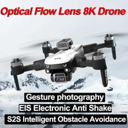 Drones 8K HD Brushless Motor Drone Optical Flow Hovering Distance Avoid Obstacles Aerial Photography Quadcopter For Travel Gift 24416