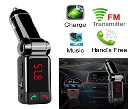 BC06 bluetooth car charger BT car charger MP3 BC06 mp3 MP4 player mini dual port AUX FM transmitter6429998