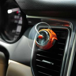 Car Air Freshener Car Air Freshener Cyber-punk Rotating Propeller Air Outlet Fragrance Perfume Technology Flavour Air Force 2 Accessories Ornament L49