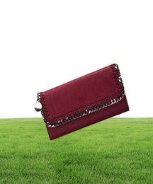 Fashion Women Purse Stella Mccartney Long Sqaure Hasp Lady Wallet Soft PVC Leather Bag2212267
