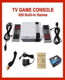 Selling Mini TV Video Entertainment System 620 Game Console For NES Games Wth Controllers Retail Box Packaging4322022