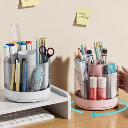 Storage Boxes Makeup Organizer Box Cylinder Stationery Holder Container School Office Supplies Brush Pencil