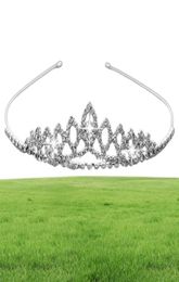 Girls Crowns With Rhinestones Wedding Jewelry Bridal Headpieces Birthday Party Performance Pageant Crystal Tiaras Wedding Accessor3371950