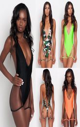 Brand Swimming Suits 2019 New Women Summer Onepiece Swimsuit Beachwear Swimwear Pushup Monokini Bikini Bathing Wear4417734