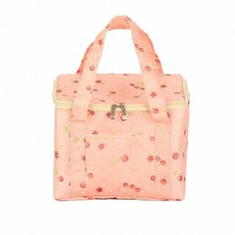 new Oxford Cloth Meal Bag Portable Insulati Bag Meal Bag Lunch Large Outdoor Picnic Cooler for Women Girl Kids D2D2#