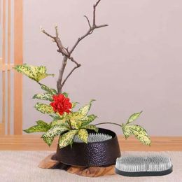 Vases Floral Arrangement Tool Sun Moon Flower Holder Stainless Steel Frog For Diy Vase Home