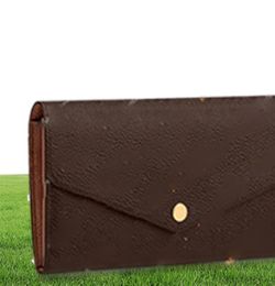 Ladies Fashion Casual Designer High Quality TOP SARAH Wallet KEY POUCH M60531 N60114 M61182 Leather Envelope Wallets Credit Card H7065947