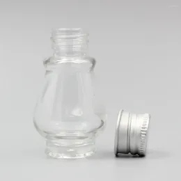 Storage Bottles 100pcs 20ml Transparent Oil Fragrance Bottle Make-up Cream Glass