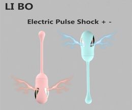 Electric Pulse Shock Vibrator Ben wa Ball Tighten Exercise GSpot Vibrating Egg APP vibrator Remote Control Sex Toys for Couple5863427