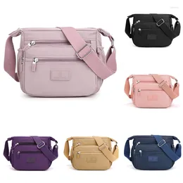 Shoulder Bags Fashion Messenger Bag Women's 2024 Nylon Handbag Large Capacity Small Phone Crossbody Purse