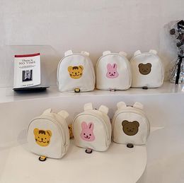 Cartoon Kindergarten Small Schoolbags for Girls Cute Canvas Children Backpack Boy Fashion Student Shoulders Bag