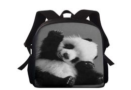 School Bags Cute Panda 3D Print Children Girls Boys Kindergarten Primary Backpack Kids Bag Bookbag Student Book Schoolbag2908253