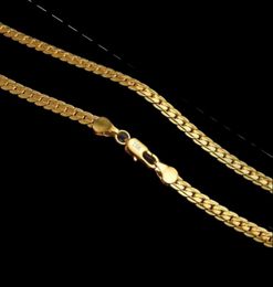5mm 18k Gold Plated Chains Men S Hiphop 20 Inch Chain Necklaces For Women S Fashion Hip Hop Jewelry Accessories Party Gift1037841