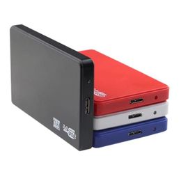 Hdd Enclosures Plastic Hubs Portable 2.5Inch Hard Disc Drive Enclosure Sata Usb 3.0 5Gbps Ssd Case For Laptop/Pc External High Speed M Ottl7