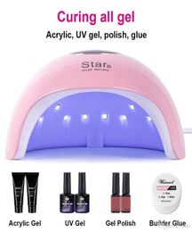 UV lLED Lamp Smart Sunlight Curing All Gel Polish Nonharmful Fast Dry Nail Art Machine AR636W manicure lamp Professional USB 267y2805847