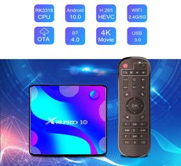 Android 11 X88 PRO 10 4G 64GB 32GB Set Top Box Media Rockchip RK3318 1080p 4K 5G Wifi Support Google Play Store Youtube213V9118686