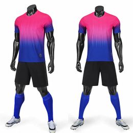 Sets New Soccer Shirts Men Kids Football Jersey for Boys Running Training Shirt Girls Gym Sports Shirt Sportswear