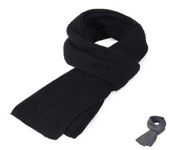Men039s Knitted Scarf Winter Muffler Warm Face Protection Earflaps Shawl Chenille Hand Knitting Scarves Leisure Black Grey9918087