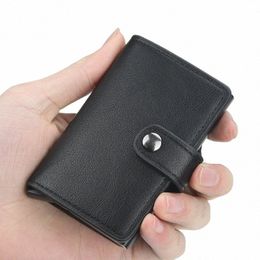 new Rfid Men Card Wallets ID Credit Card Holder Slim Mini Wallet Small Mey Bag Male Purses Mey Wallets Case z0qa#