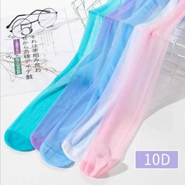 Sexy Socks Sexy women pantyhose net tight nylon hosiery anti hook silk temptation thin candy Colour stockings transparent candy Colour PR17 240416