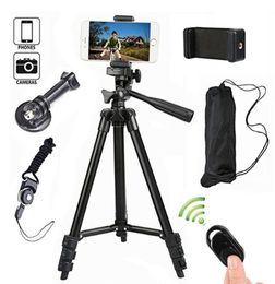 Tripod for Mobile Phone Stand DSLR Camera Aluminum Alloy Stick Bluetooth Monopod Tripode Para for IPhone Sony Gopro Selfie Stand9675052